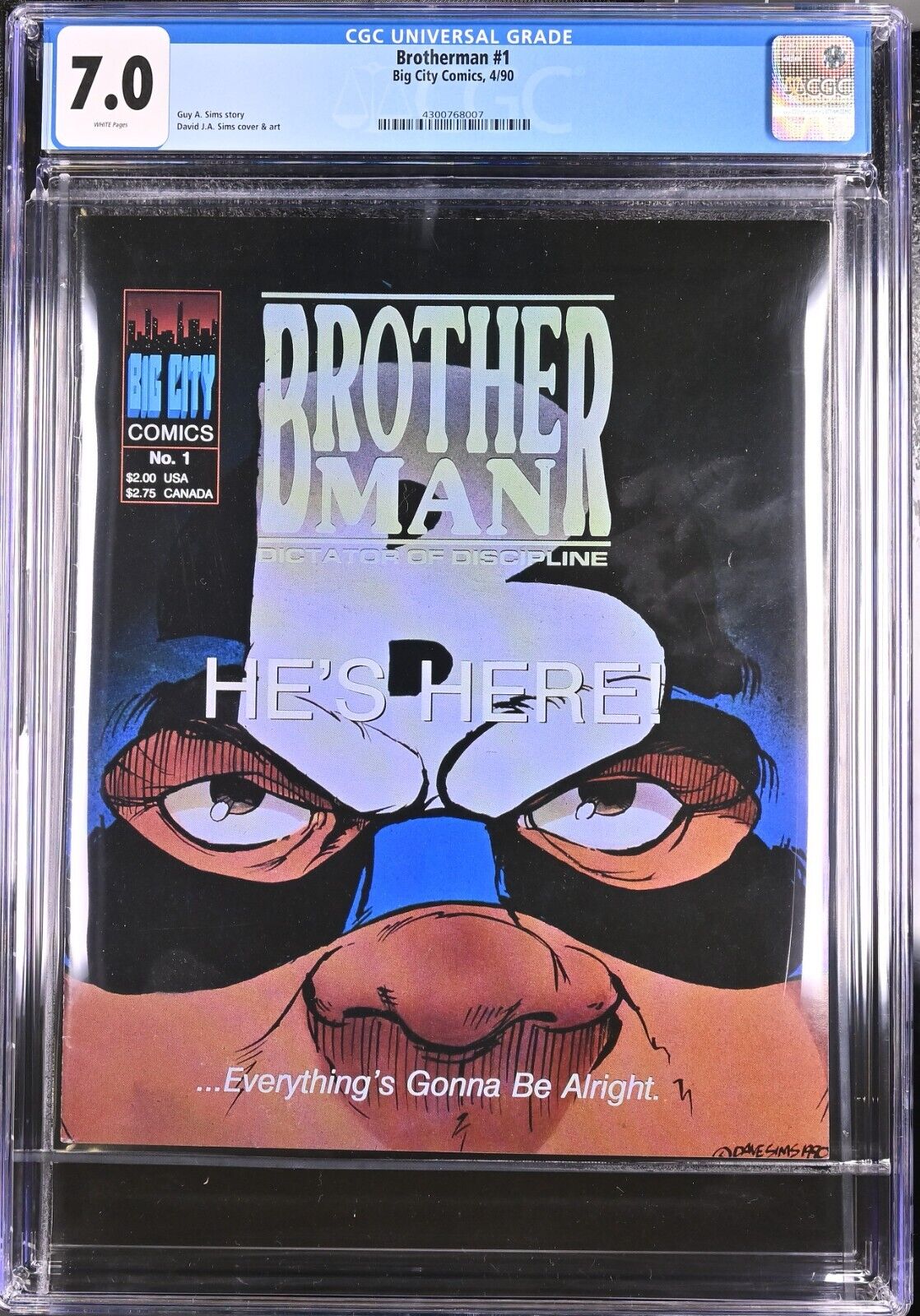 Brotherman Comic CGC Lot Big City Comics 1990-96 (6) Issue: #1, 2, 5, 8, 10