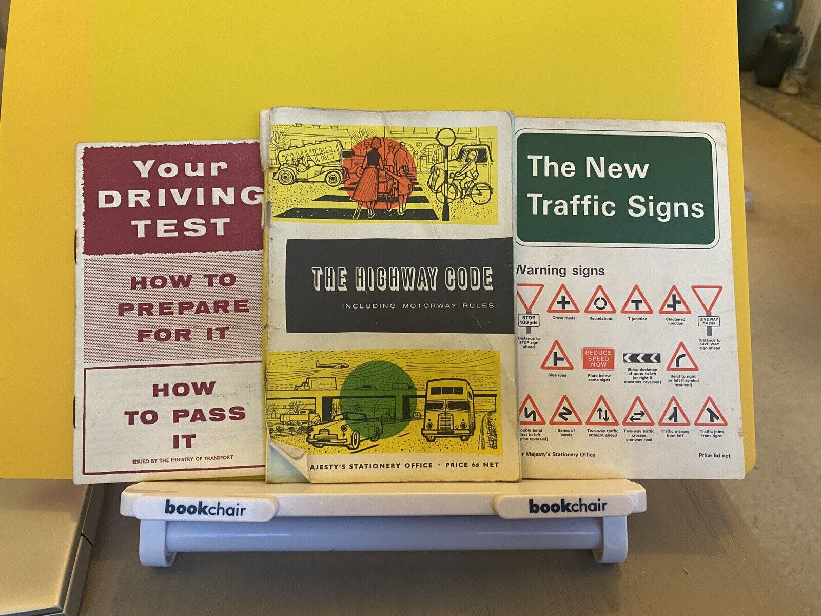 Vintage Highway Code (1966) New Road Signs (1965) Your Driving Test (1964) HMSO