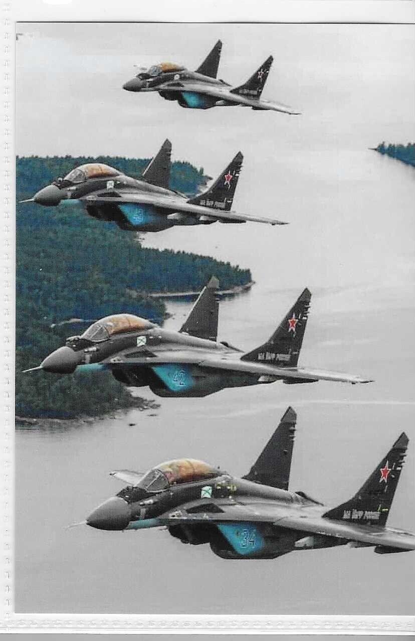 Russian Mig 35 Advanced Fighters Re-Print 4x6 #SF 2014*