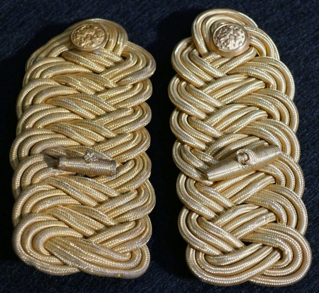 Pre-WWII Royal Netherlands Army Air Force Officers Dress Shoulder Boards, Rare