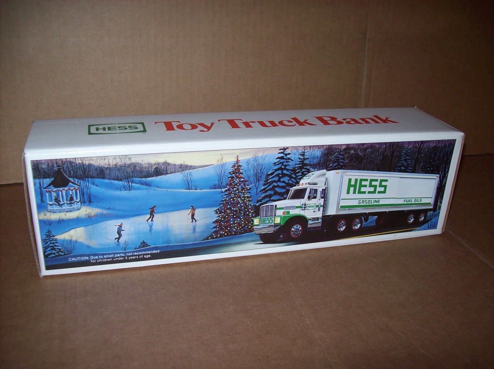 Vintage 1987 Hess Toy Truck Bank BRAND NEW IN THE BOX last Hong Kong truck