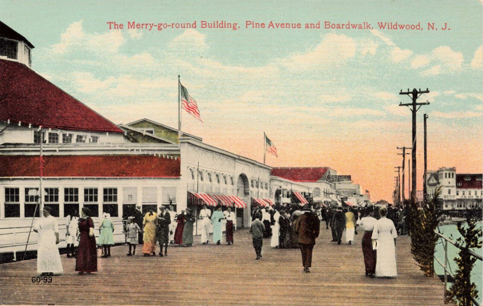 Merry-go-round Building, Wildwood New Jersey Vintage PC