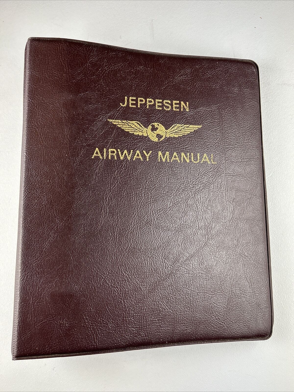 1970's - 80's Jeppesen Airway Manual / Binder (#2) w/Dividers, 7 Ring