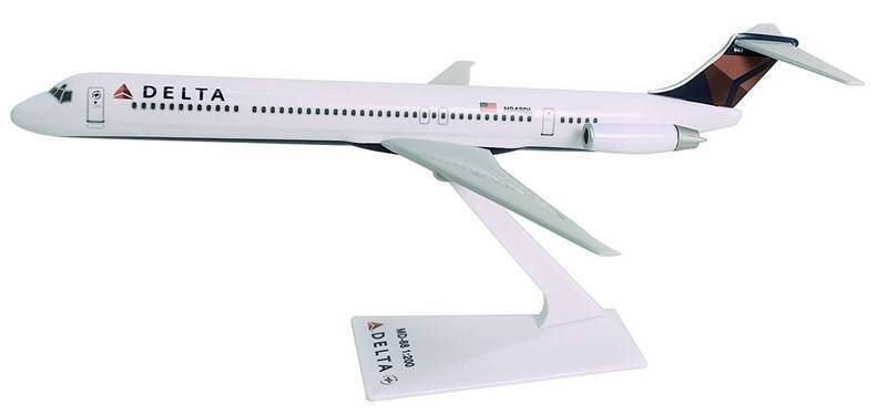 Flight Miniatures Delta Airlines MD-88 New Hue Desk Display Model 1/200 Airplane