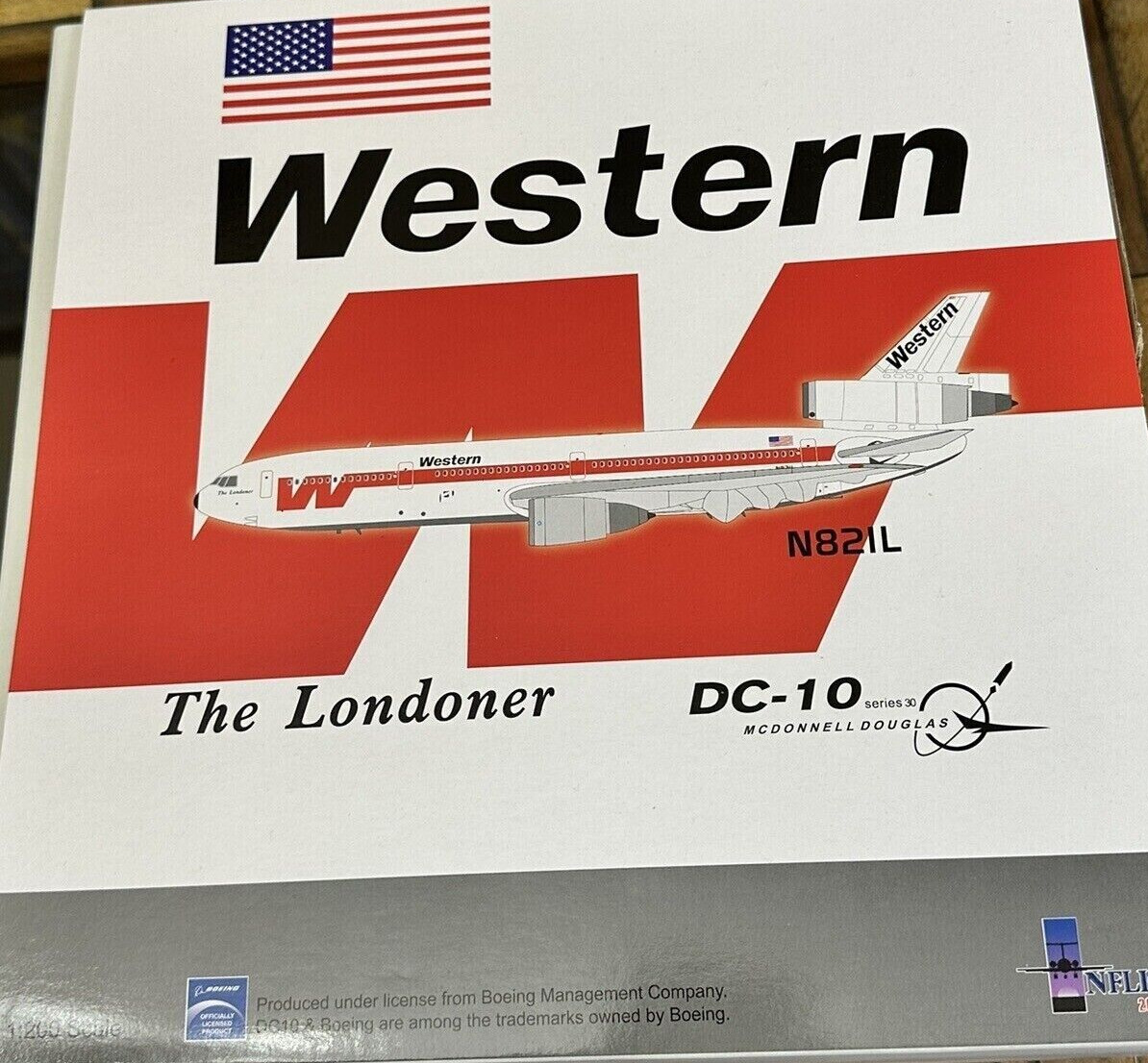 Extremely RARE INFLIGHT, 1:200, McDonnell Douglas DC-10-30, Western, ONLY 288