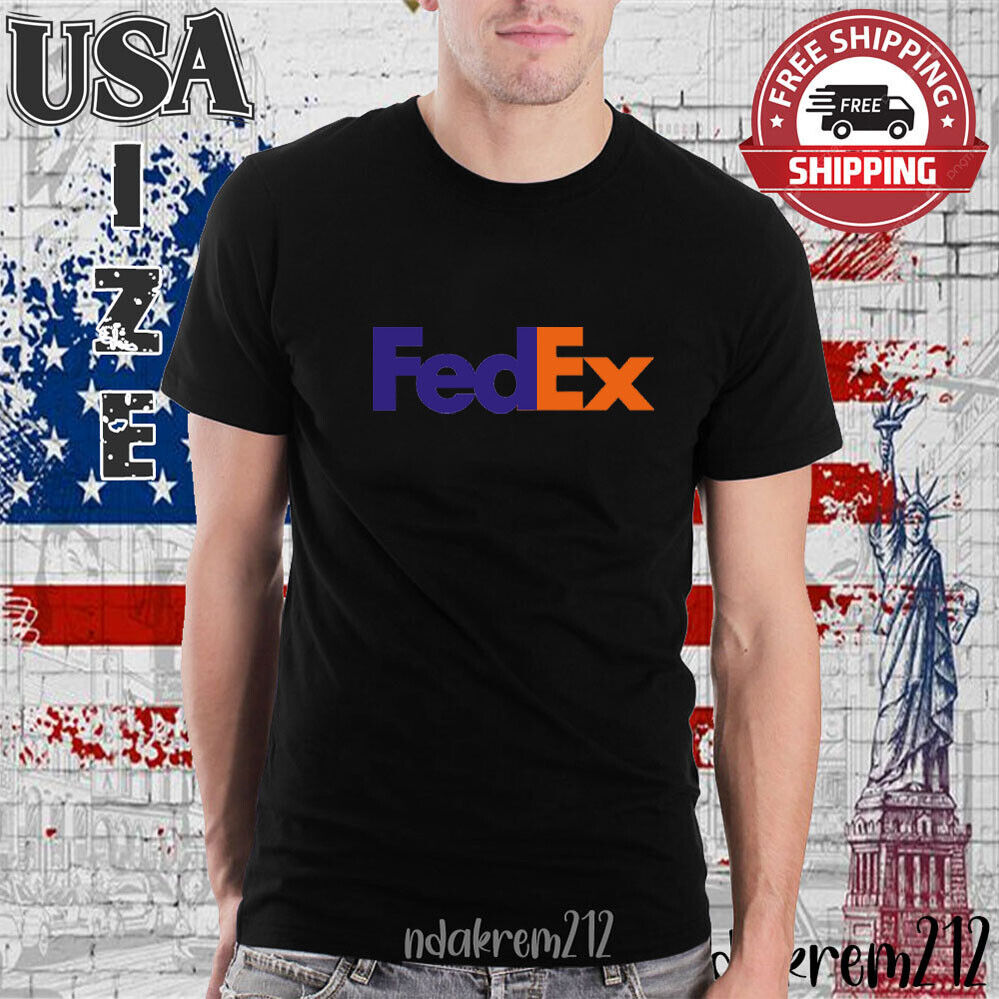 FEDEX DELIVERY Design Logo Man's T-shirt Size S-5XL 
