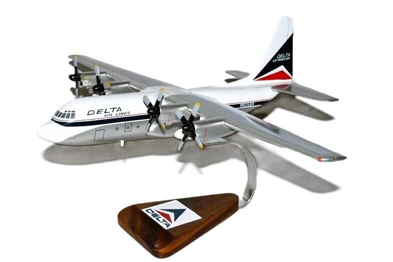 Delta Airlines Cargo Lockheed L-100 Hercules Widget Desk Model 1/72 SC Airplane