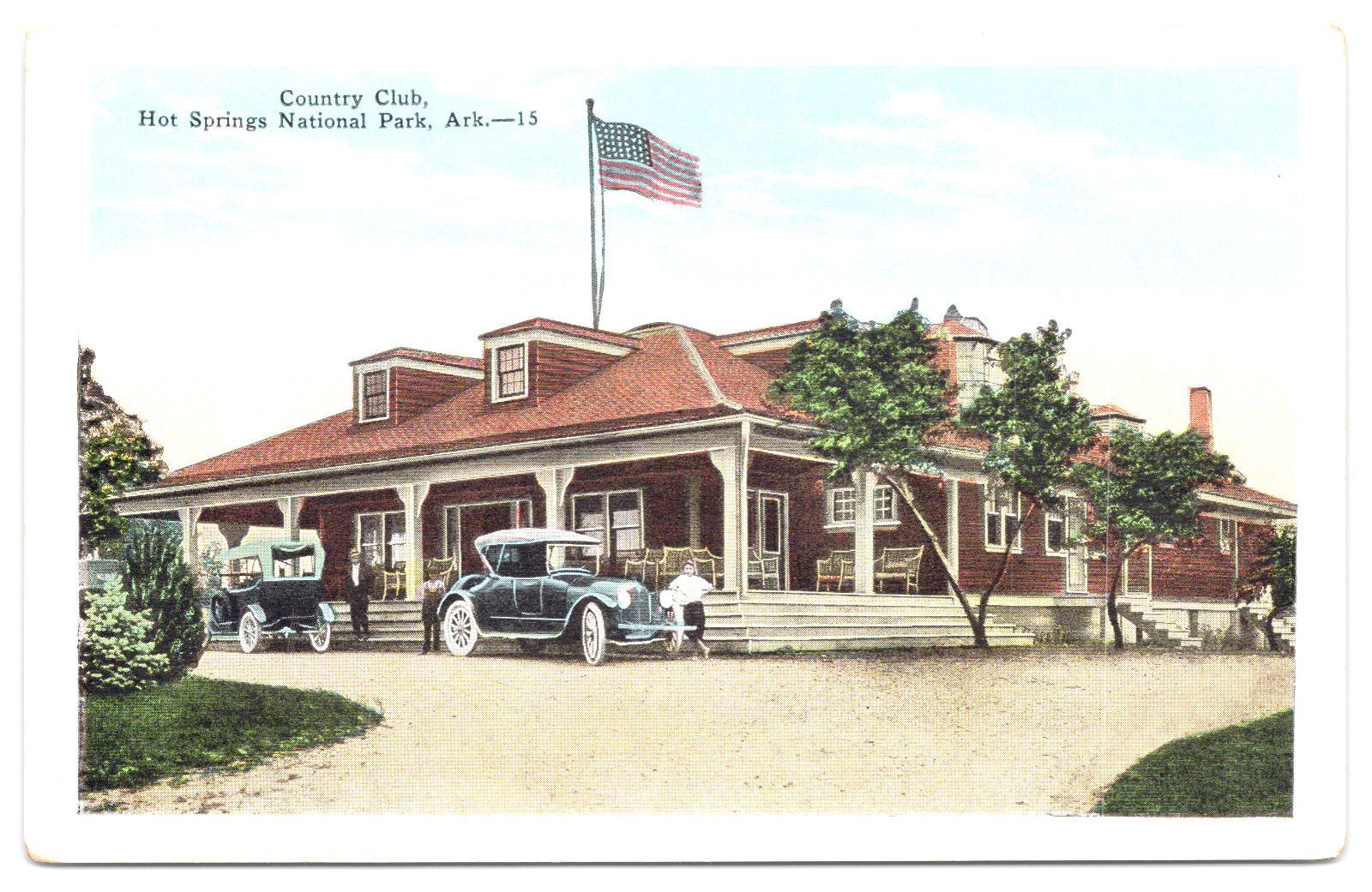 Postcard Country Club Hot Springs National Park AR-15 #19213 E. C. Kropp