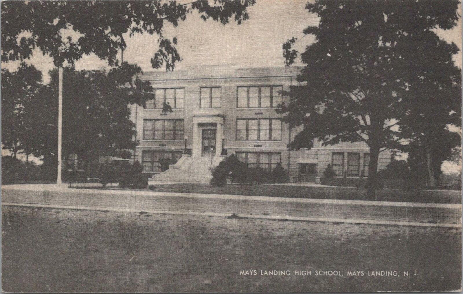 Postcard Mays Landing High School Mays Landing NJ 