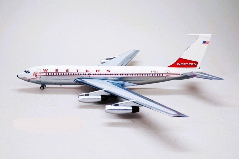 Aeroclassics WMN720W Western Airlines Boeing 720-062 N720W Diecast 1/200 Model