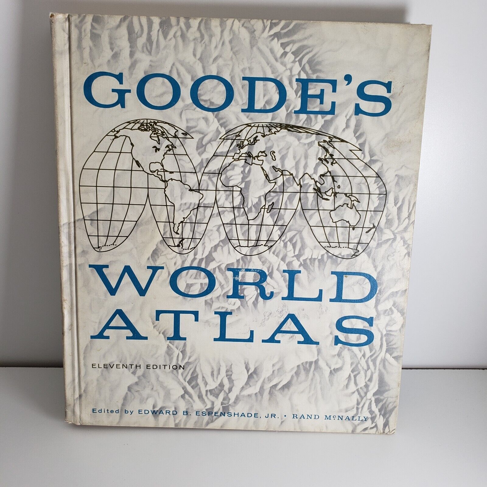 GOODE\'S WORLD ATLAS- Vintage 1960- Eleventh Edition Hardback- Rand McNally