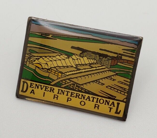 Denver International Airport Collectible Souvenir Travel Pin Colorado