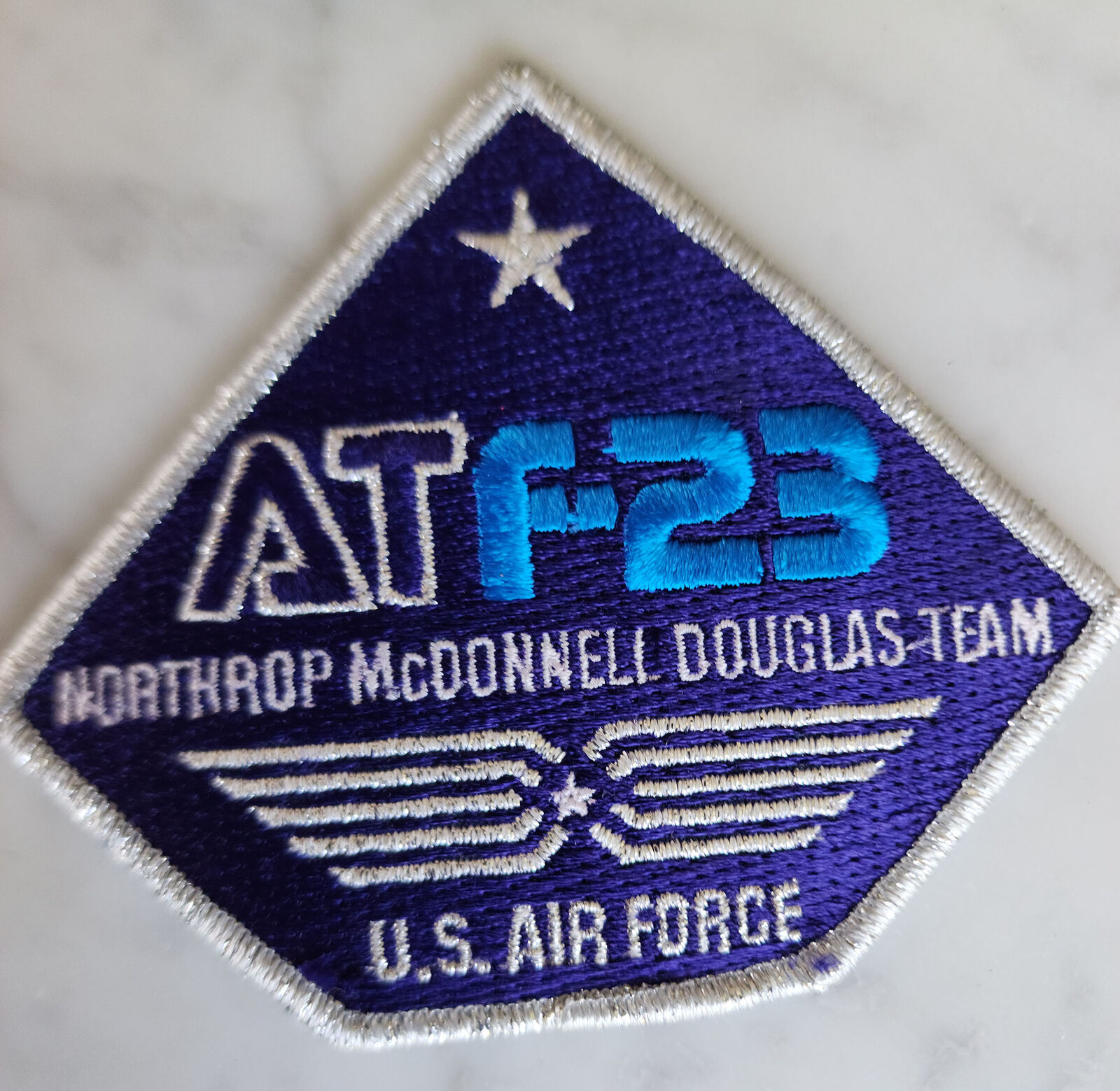 Vintage AT F-23 Northrop McDonnell Douglas Team U.S Air Force Embroidered Patch