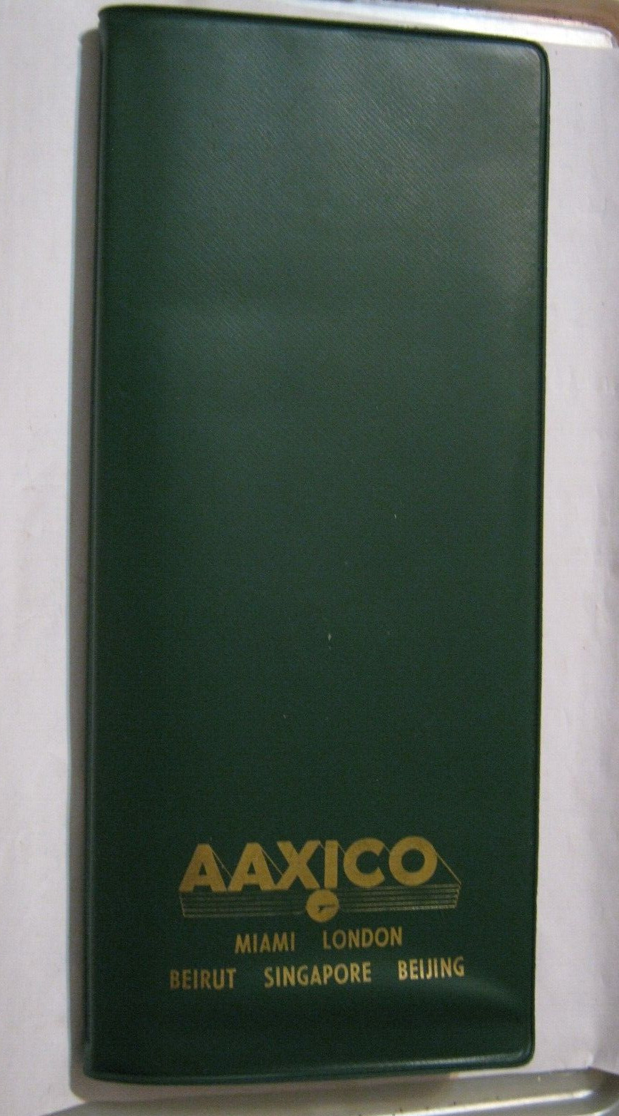 AAXICO Business Card Holder w/ 100+ Airlines/Industry Cards, Eastern, Arrow, etc
