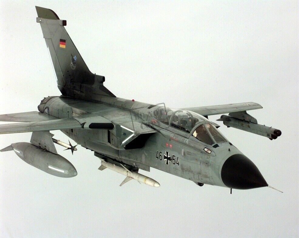 NATO German Air Force Panavia Tornado aircraft AF 8X12 PHOTOGRAPH