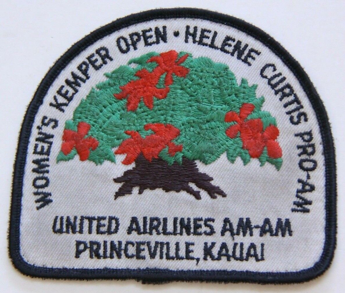 1986-90 UNITED AIRLINES WOMEN\'S KEMPER OPEN GOLF PRINCEVILLE, KAUAI PATCH