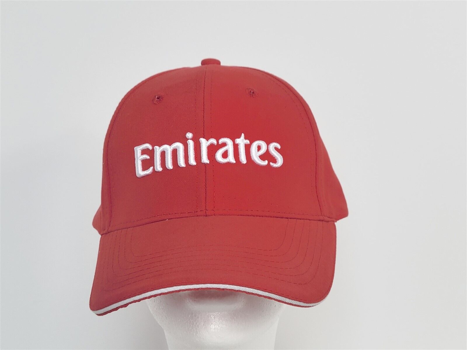 Fly Emirates Fly Better Red Airline Ball Cap Hat Strapback New