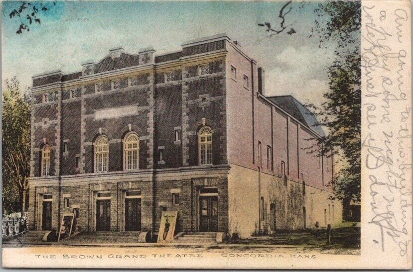 1909 CONCORDIA, Kansas Postcard \