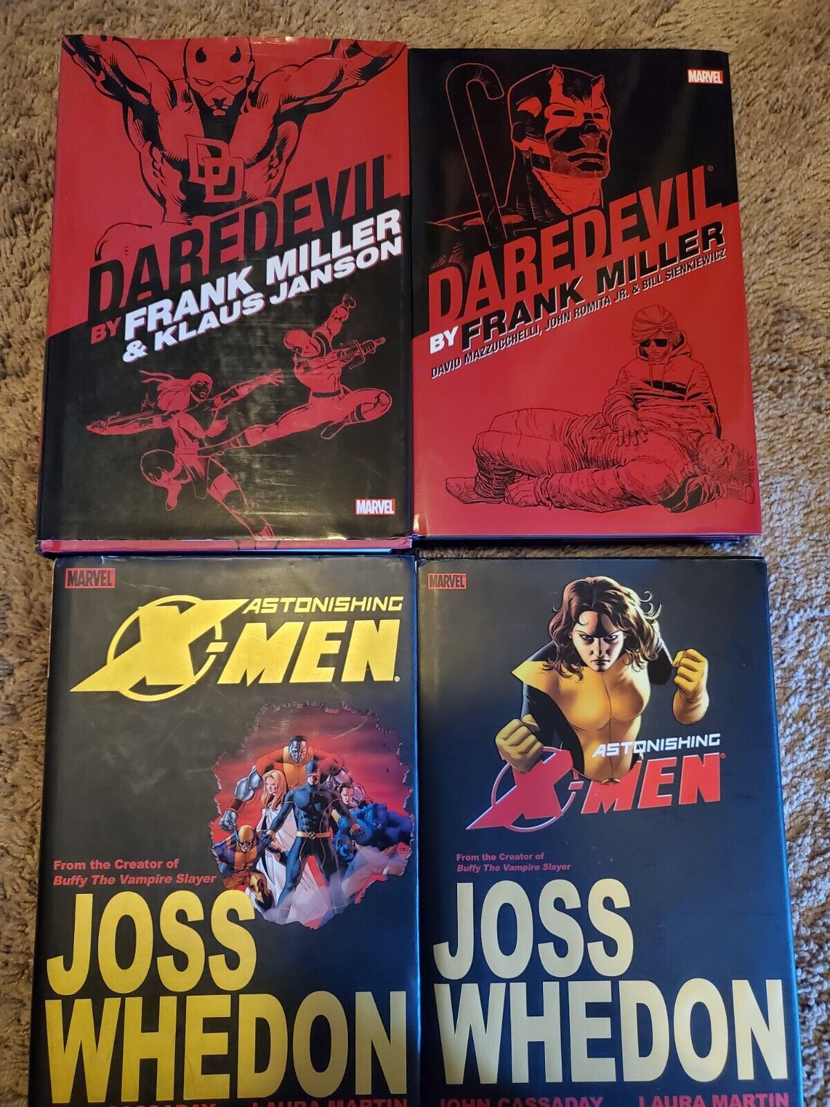 Marvel Daredevil Frank Miller Omnibus + Astonishing X-men Vol 1 & 2 (Lot Of 4)🔥