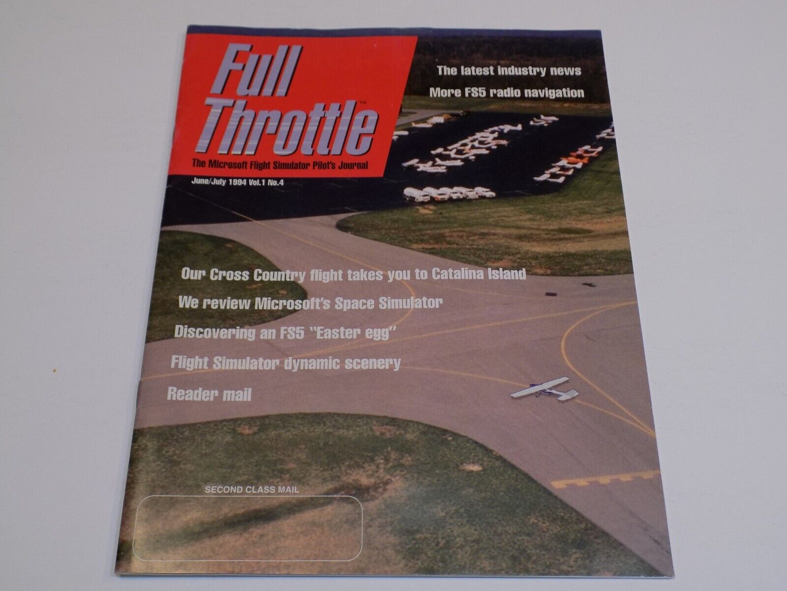 Full Throttle Magazine Jun 1994 Microsoft Flight Simulator Journal FS5 Catalina