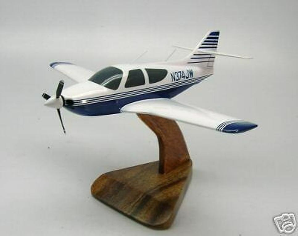 Commander-114-B Rockwell Airplane Desktop Wood Model Small New