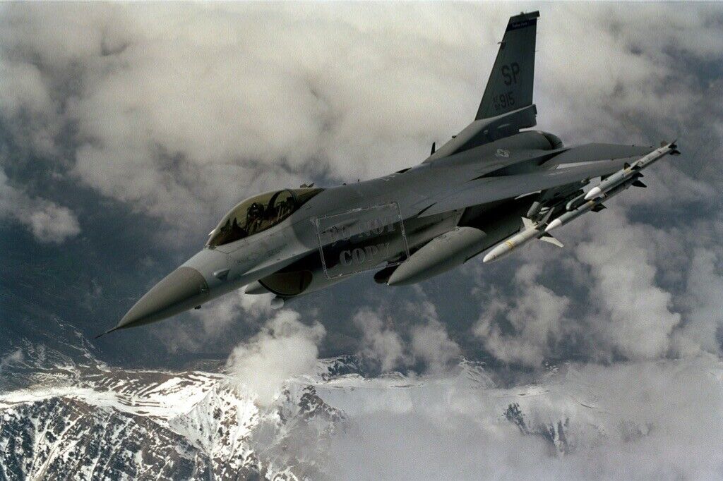 US AIR FORCE USAF F-16C Falcon aircraft AF 8X12 PHOTOGRAPH