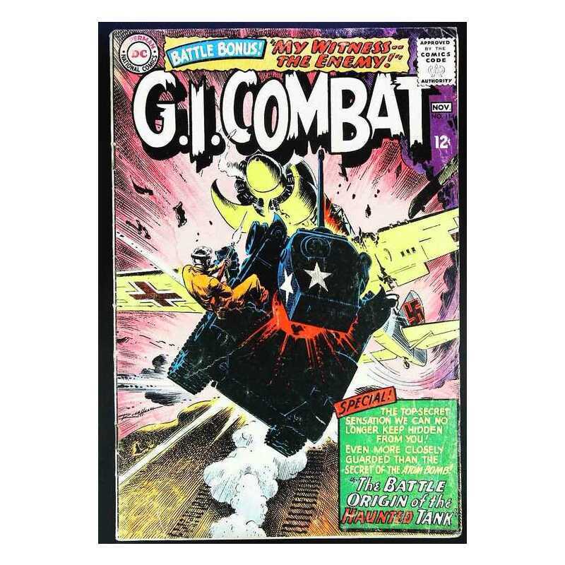 G.I. Combat (1957 series) #114 in Very Good condition. DC comics [c