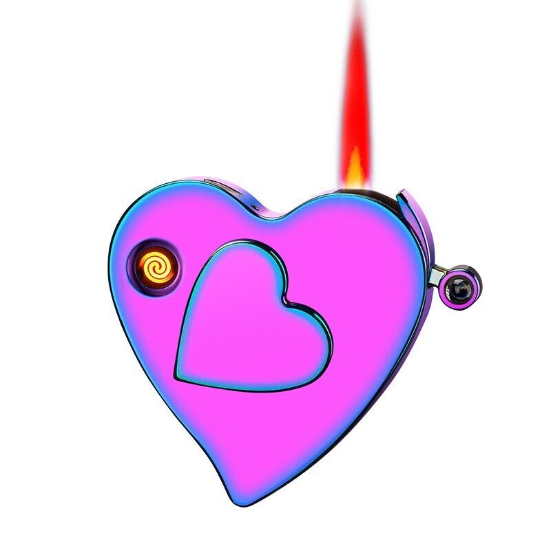 Creative Heart Shape Lighter Gift with \