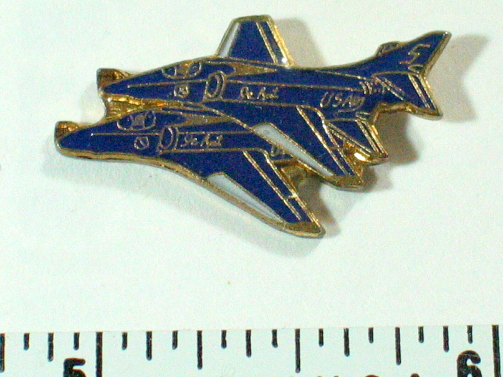 Blue Angels Aircrafft Airplane Pin, 2 Formation Vintage Aircraft Pin