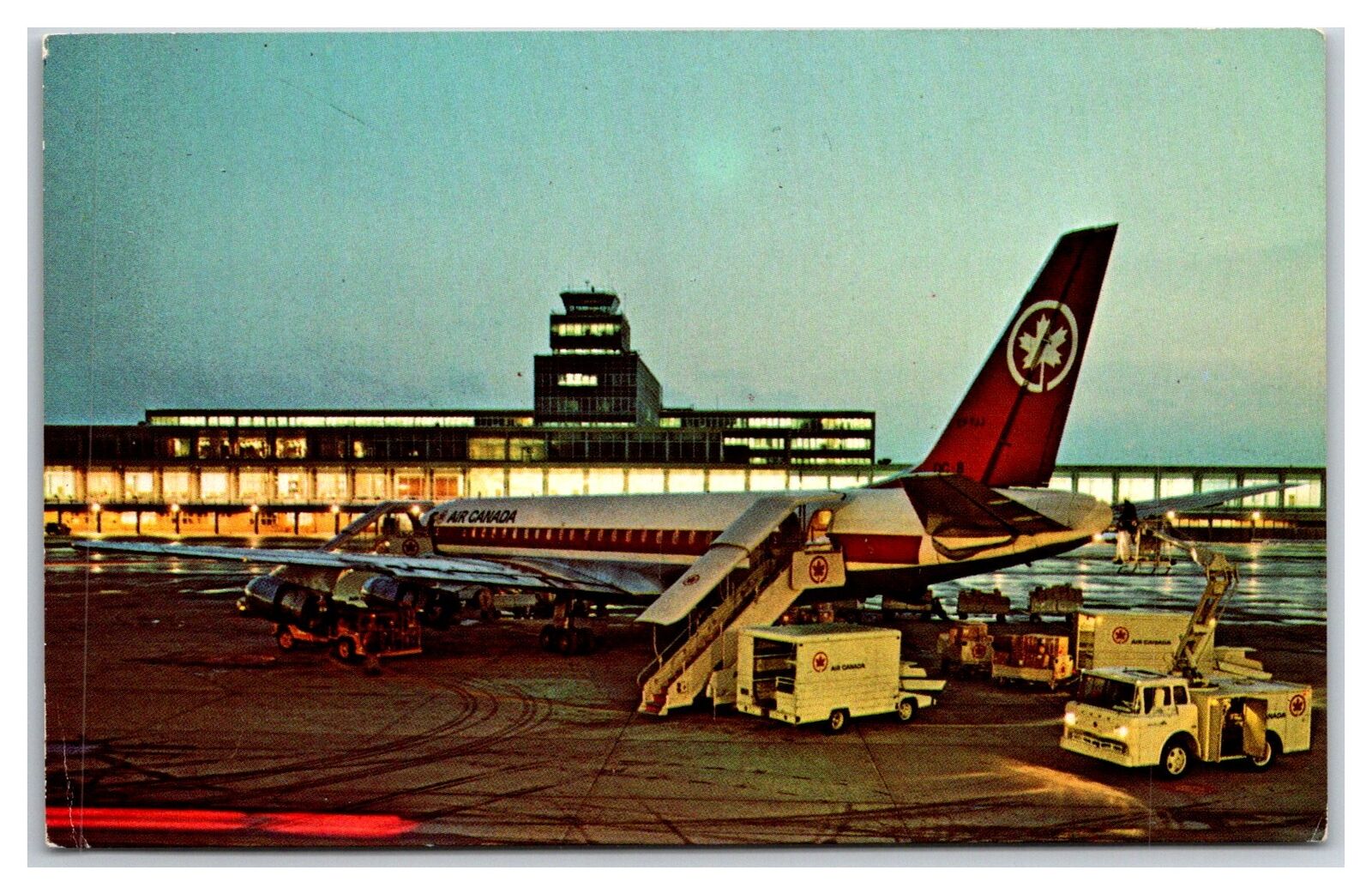 Air Canada DC 8 at Montreal International Airport UNP