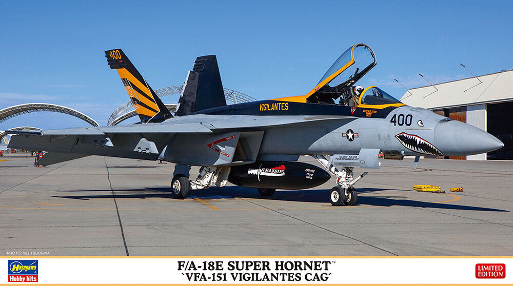 Hasegawa 1/72 F/A-18E Super Hornet \'VFA-151 Vigilantes CAG\'	 Limited Edition