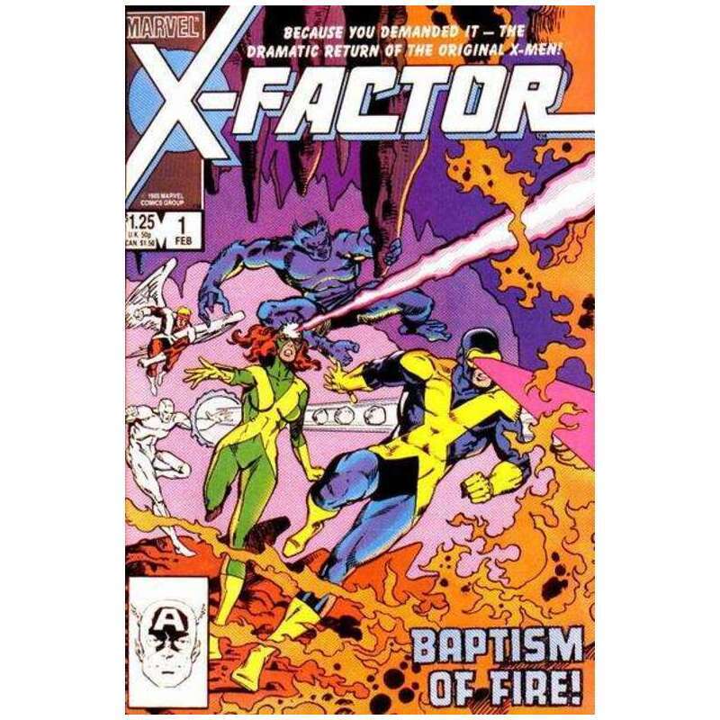 X-Factor (1986 series) #1 in Near Mint minus condition. Marvel comics [p*
