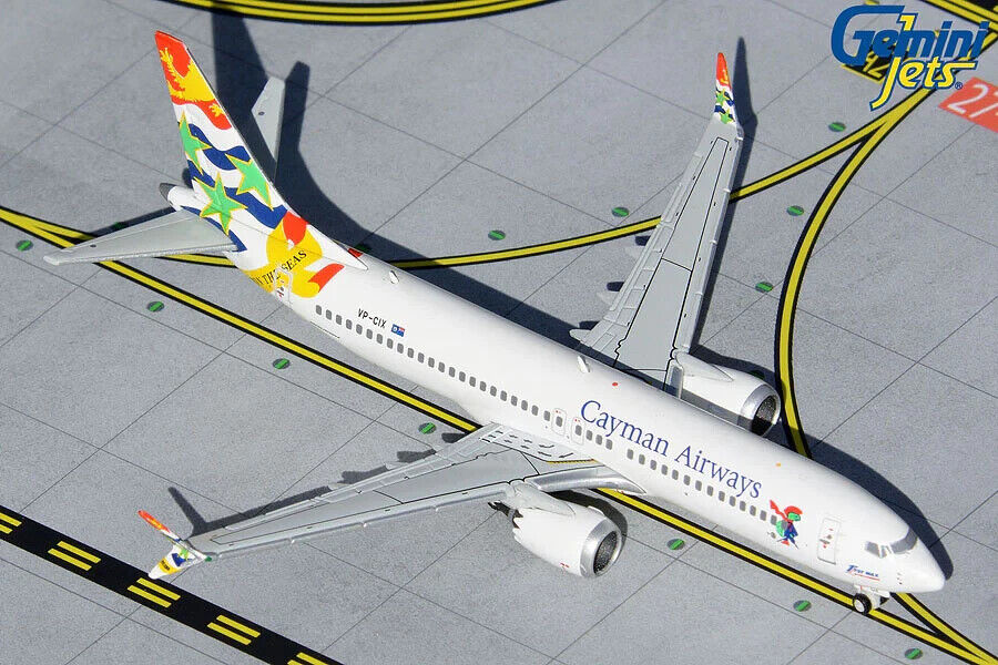 Gemini Jets 1:400 Cayman Airlines Boeing 737 MAX 8 GJCAY1878 VP-CIX