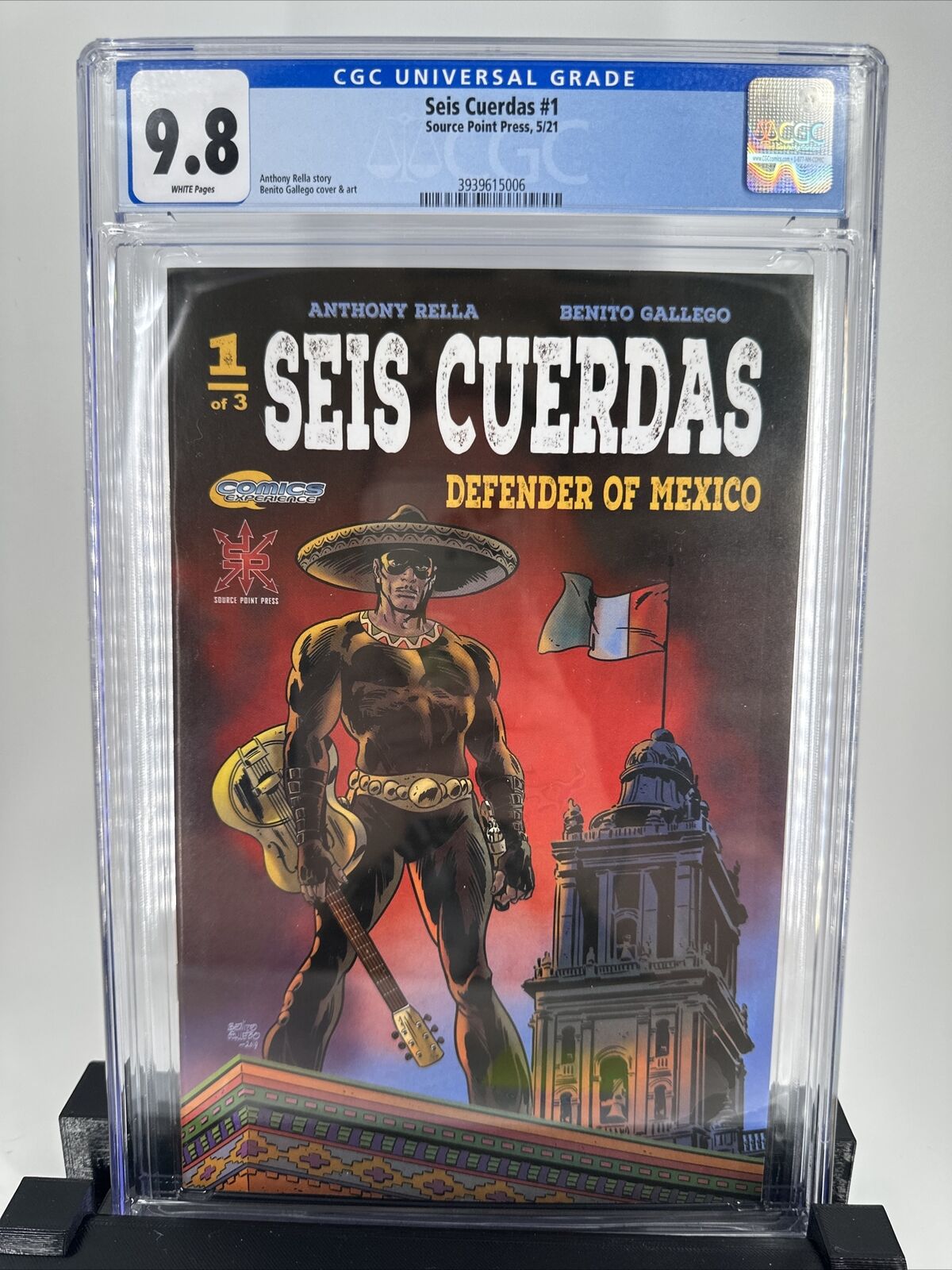 Seis Cuerdas Defender of Mexico #1 CGC 9.8 2021 3939615006 ONLY GRADED COPY