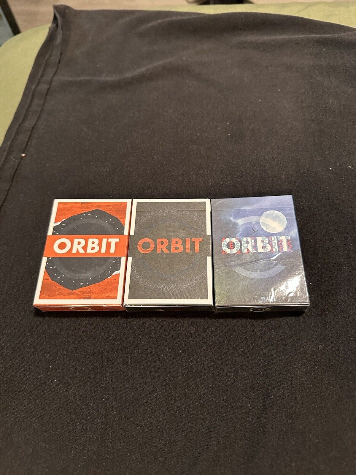 Orbit Playing Cards Lot Of 3 (V8, V8 Parallel, And Aesop Rock) All New/Sealed