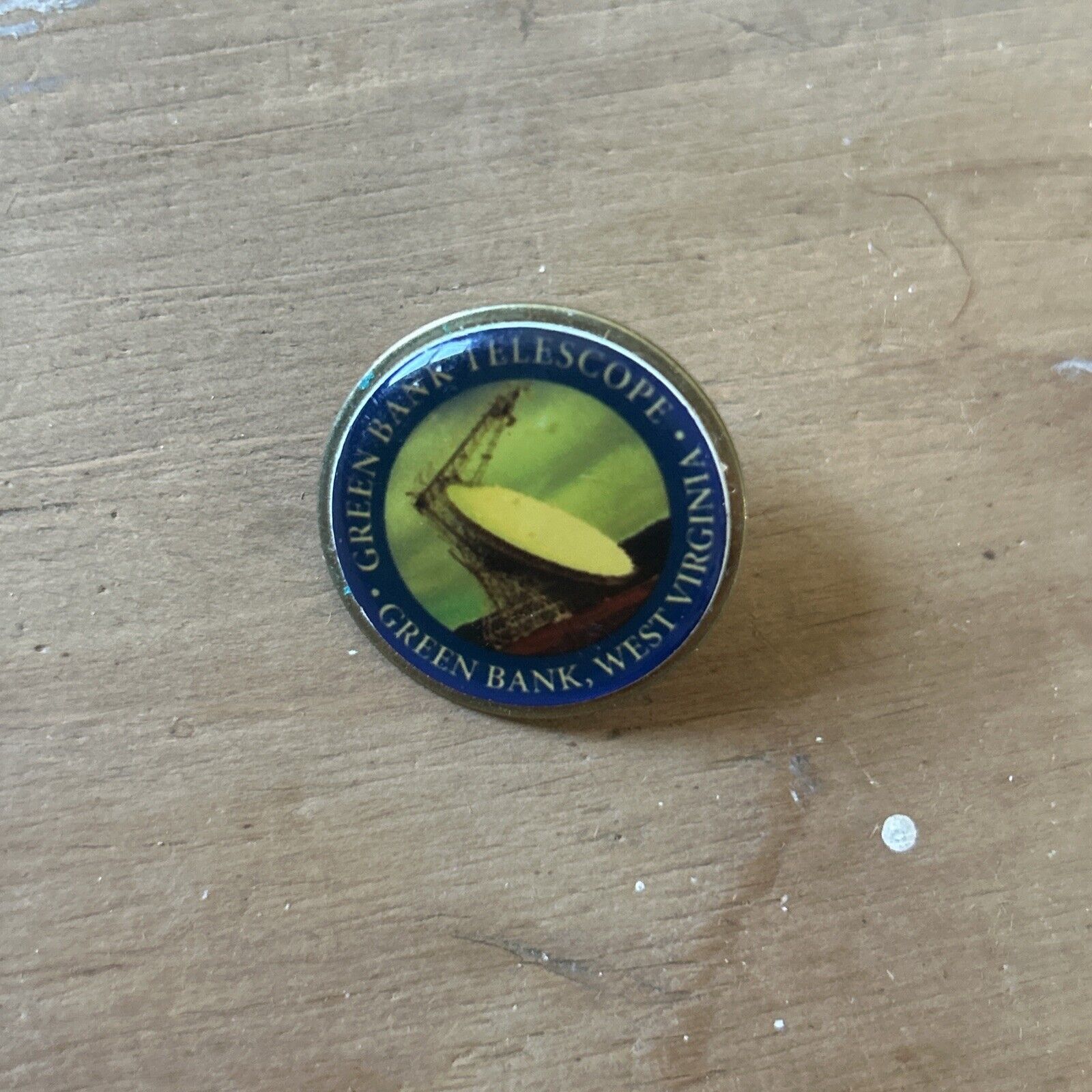 Green Bank Telescope West Virginia Collectible Enamel Pin Badge