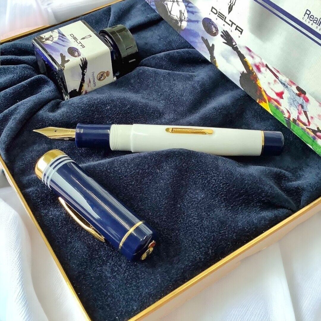 Delta Real Madrid 18K Fountain Pen Limited Edition 2002 Unused