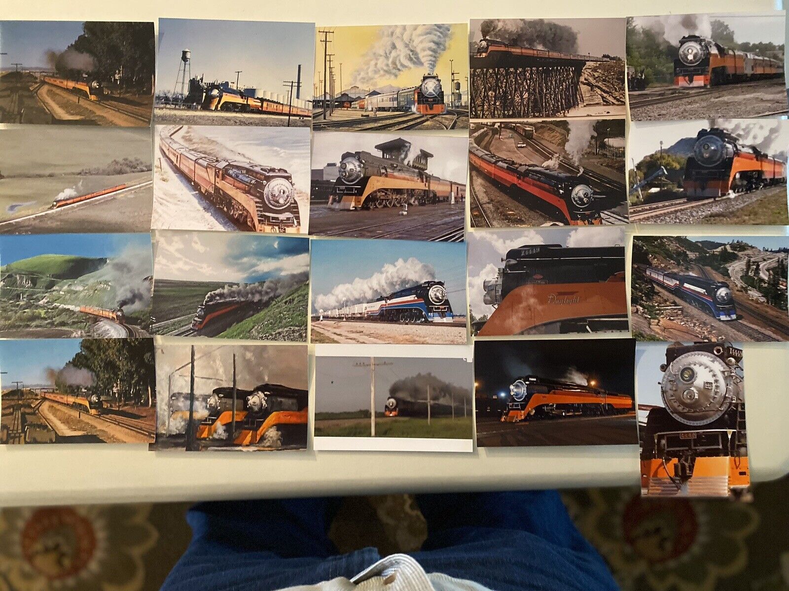Southern Pacific RR Daylighter (25) 4x6 photos Rare Reduced