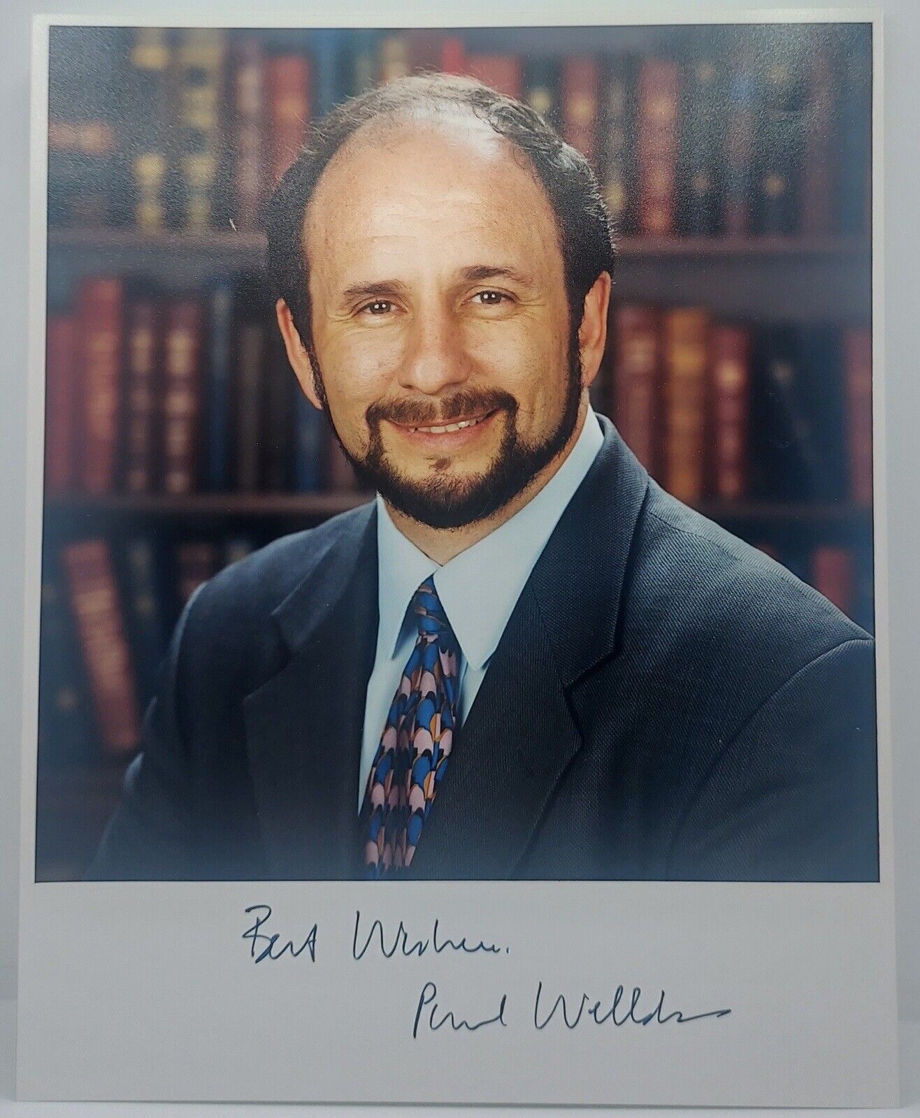Minnesota US Senator Paul Wellstone Signed 8x10 Photo