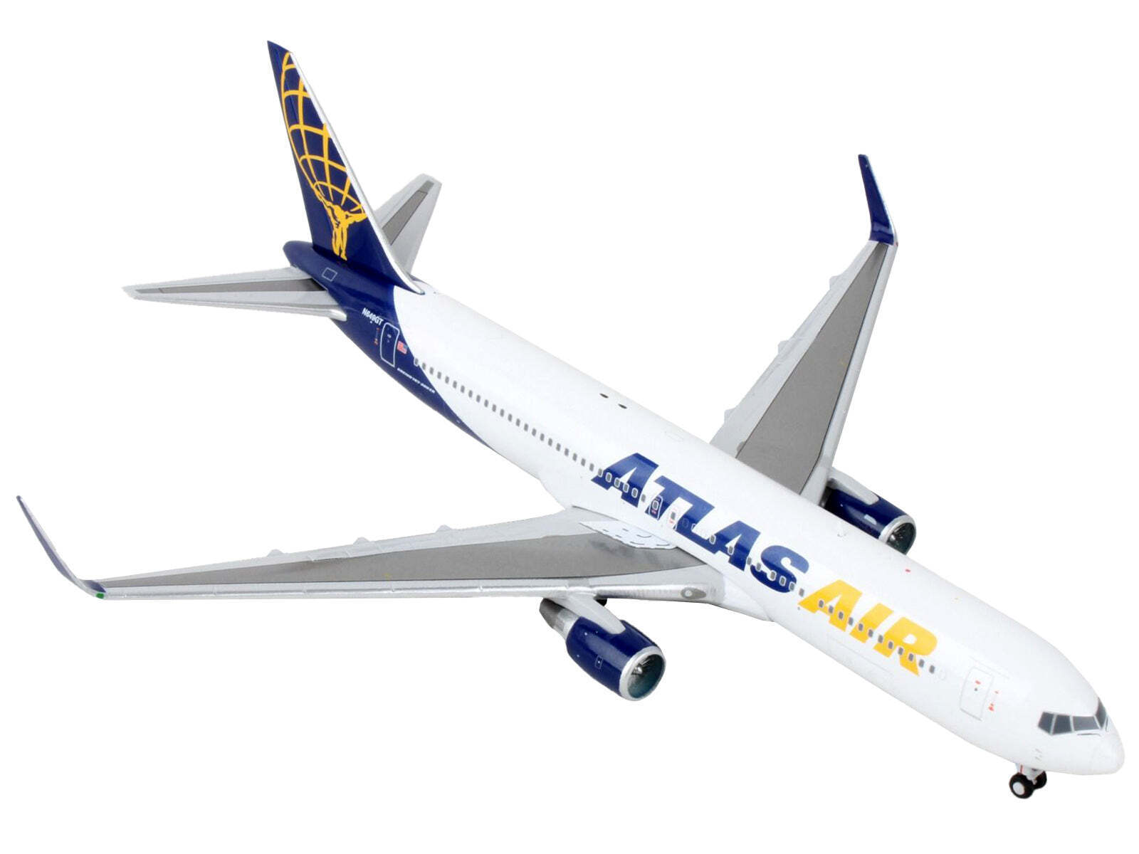 Boeing 767-300ER Commercial Aircraft Atlas Air and 1/400 Diecast Model Airplane