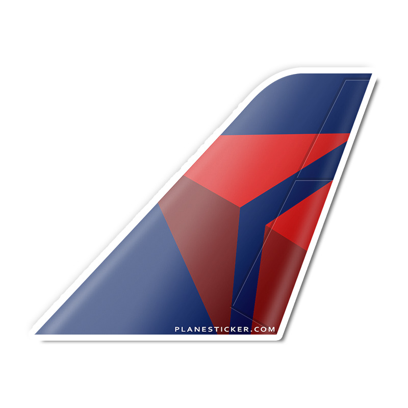 Delta Airline Livery Tail Sticker