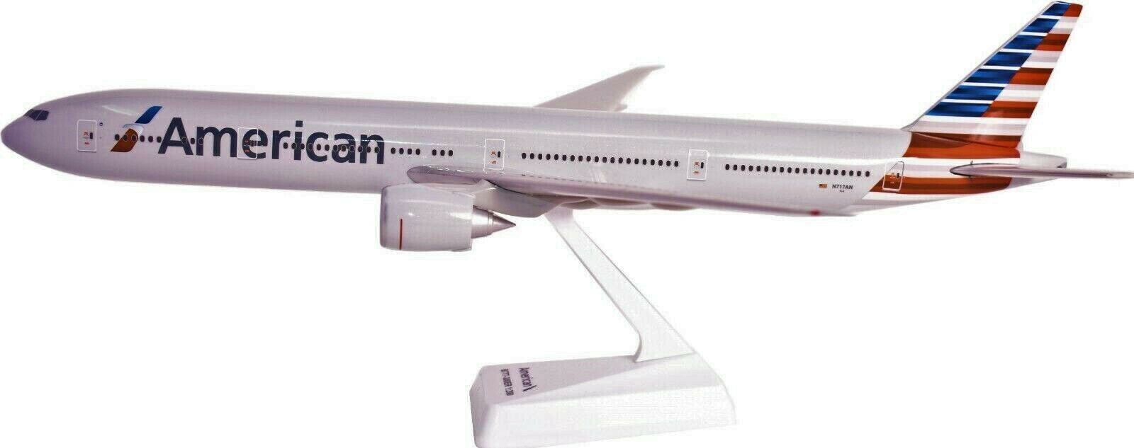 Flight Miniatures American Airlines Boeing 777-300ER Desk Model 1/200 Airplane
