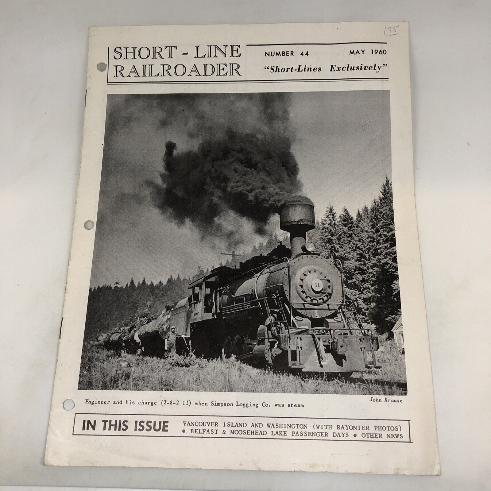 Short-Line Railroader Magazine Number 44, May 1960