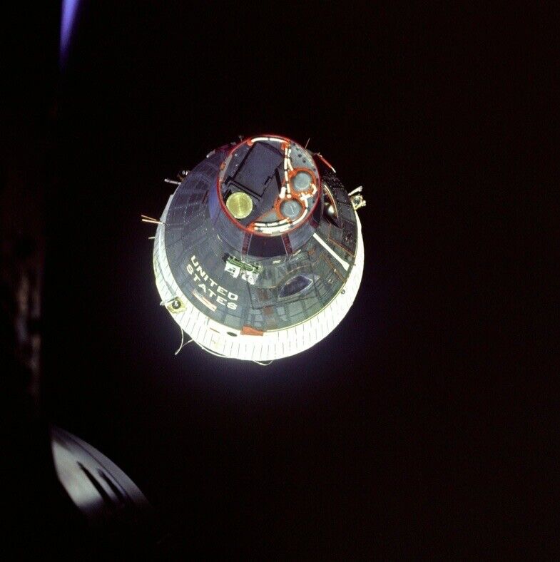 Gemini 6 and Gemini 7 spacecraft Rendezvous Gemini Program 12X12 PHOTOGRAPH