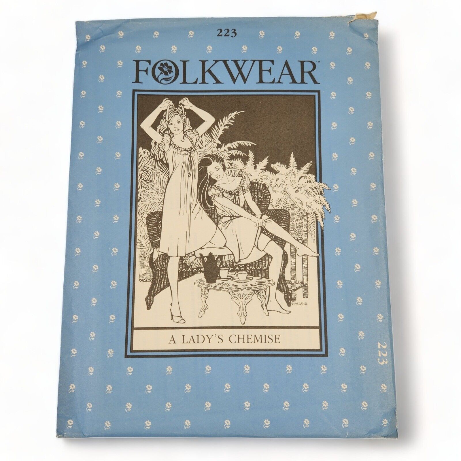 Folkwear Sewing Pattern 223 A Lady's Chemise 1982 New Uncut