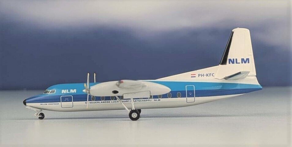 Aeroclassics WM219730 NLM City Hopper Fokker F-27 KLM PH-KFC Diecast 1/200 Model