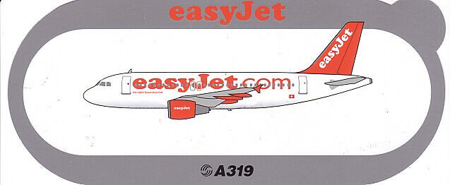 Official Airbus Industrie Easyjet A319 with Swiss Flag Sticker