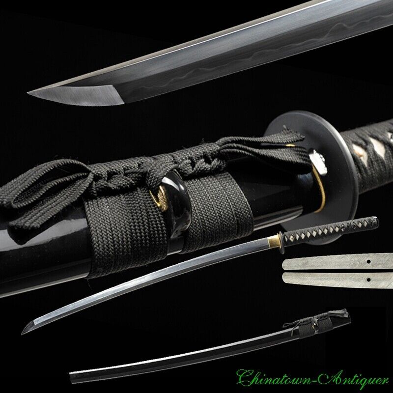 Japanese Samurai Sword Katana Uchigatana T10 Steel Blade w Clay Tempered #2285