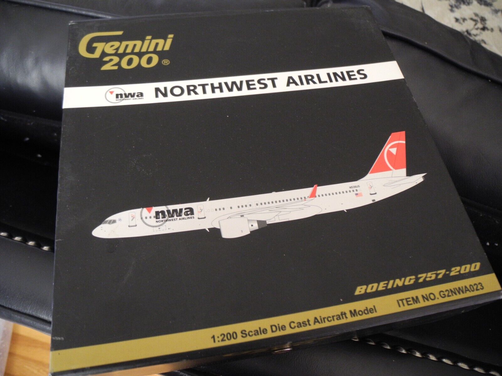 Very RARE GeminiJets Boeing 757-200 Northwest Airlines, 1:200, Retired, Perfect