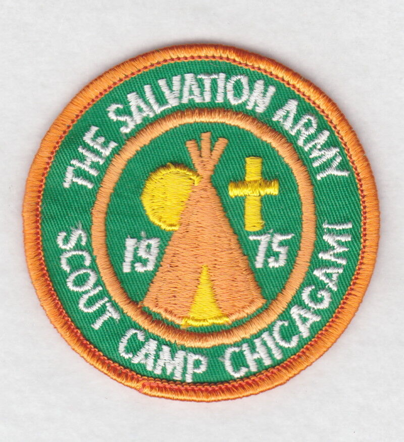 Salvation Army Patch:  Scout Camp Chicagami, 1975